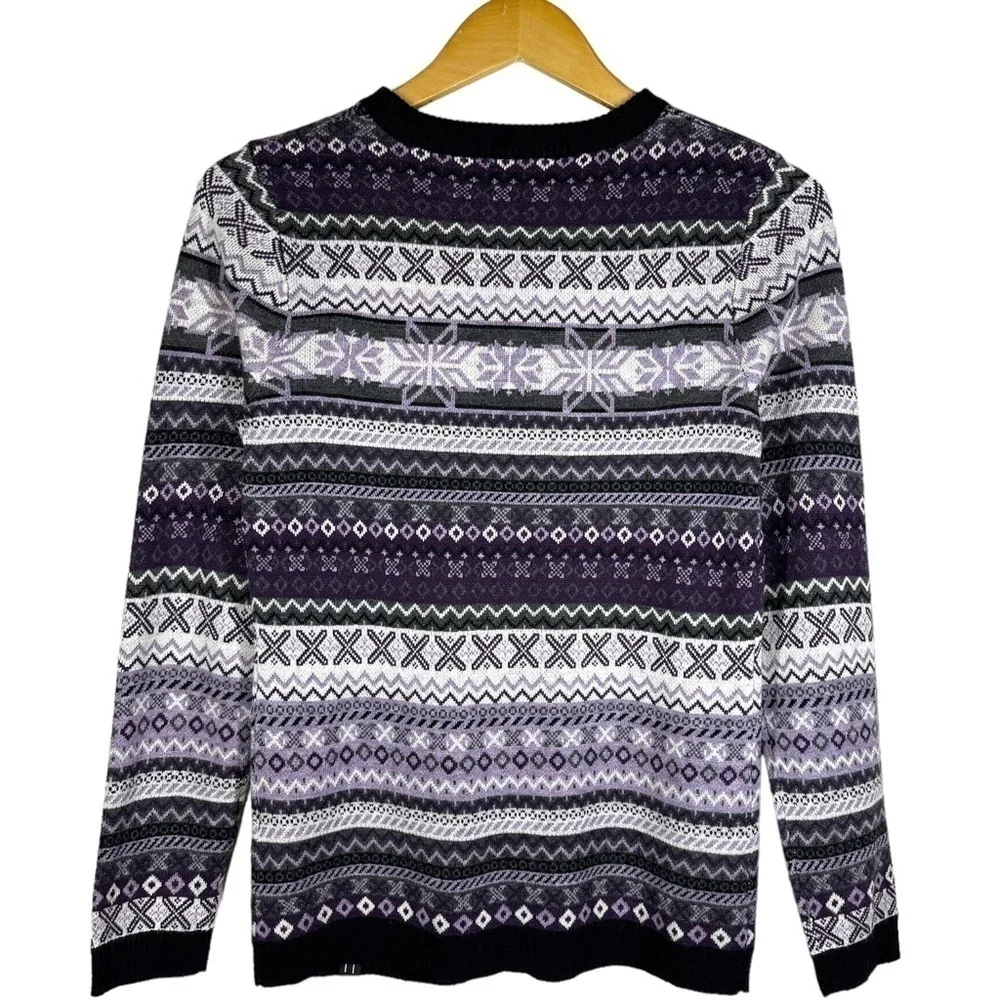 Neve Designs Zoe Crewneck Apres Ski Nordic Sweater S